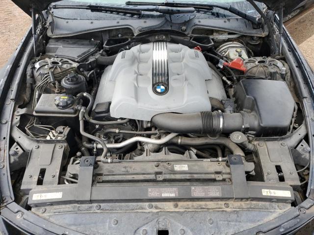 WBAEH73425B191970 - 2005 BMW 645 CI AUTOMATIC BLACK photo 11