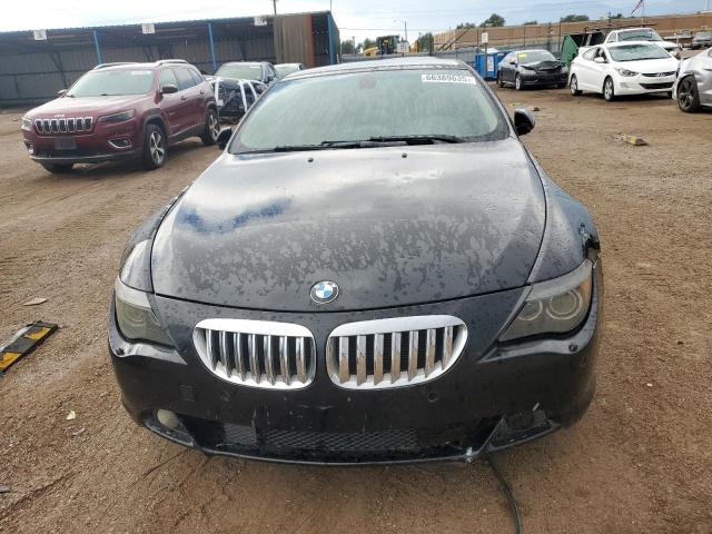 WBAEH73425B191970 - 2005 BMW 645 CI AUTOMATIC BLACK photo 5