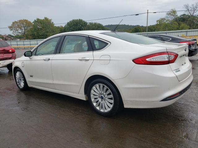 3FA6P0PU7GR243996 - 2016 FORD FUSION SE PHEV WHITE photo 2