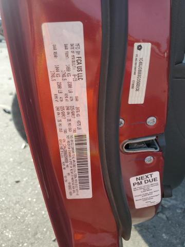 1C4NJDBB8GD508938 - 2016 JEEP COMPASS SPORT Rojo foto 12