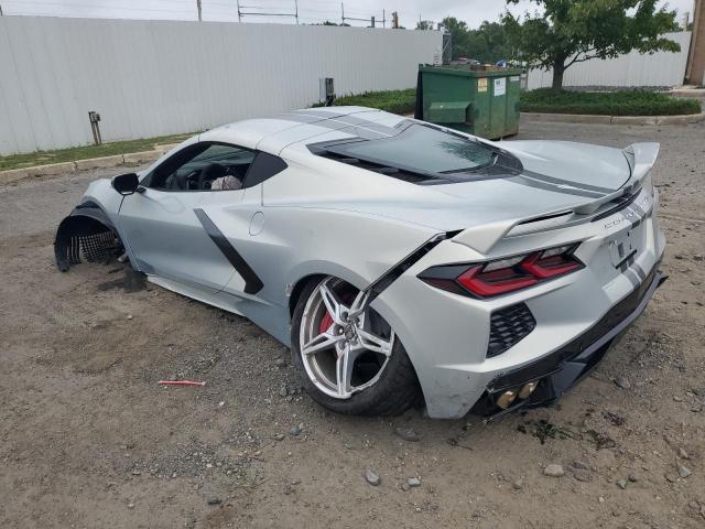 1G1YA2D45M5120466 - 2021 CHEVROLET CORVETTE STINGRAY 1LT SILVER photo 2