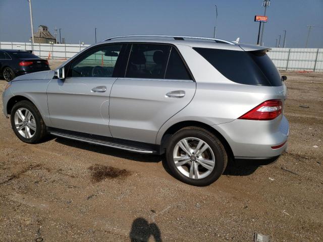 4JGDA5HB7EA358713 - 2014 MERCEDES-BENZ ML 350 4MATIC SILVER photo 2