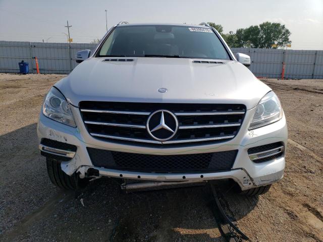 4JGDA5HB7EA358713 - 2014 MERCEDES-BENZ ML 350 4MATIC SILVER photo 5