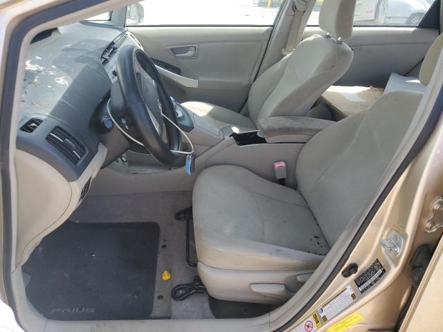JTDKN3DU3A0054015 - 2010 TOYOTA PRIUS GOLD photo 7
