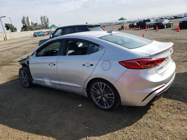 KMHD04LB1HU343924 - 2017 HYUNDAI ELANTRA SPORT SILVER photo 2