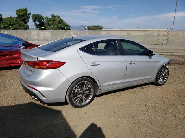 KMHD04LB1HU343924 - 2017 HYUNDAI ELANTRA SPORT SILVER photo 3