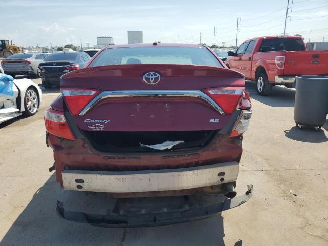 4T1BF1FK6FU891625 - 2015 TOYOTA CAMRY LE RED photo 6