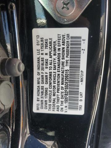 19XFB2F55DE209315 - 2013 HONDA CIVIC LX Qara foto 12