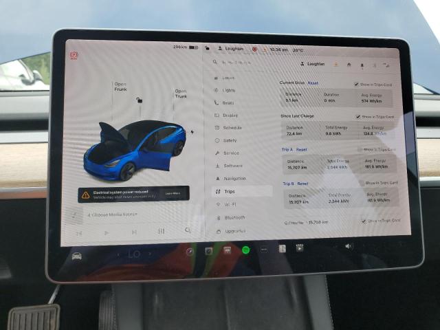 5YJ3E1EB0MF836672 - 2021 TESLA MODEL 3 蓝色 照片 9