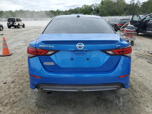 3N1AB8DVXNY276754 - 2022 NISSAN SENTRA SR BLUE photo 6