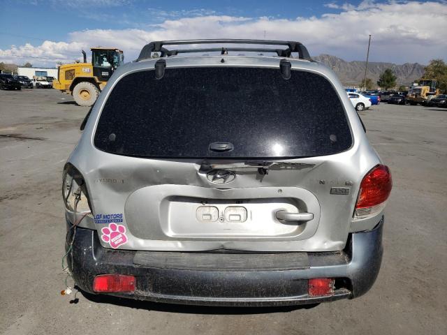 KM8SC13E05U956538 - 2005 HYUNDAI SANTA FE GLS SILVER photo 6