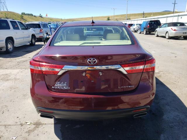 4T1BK1EB5DU001481 - 2013 TOYOTA AVALON BASE 红色 照片 6