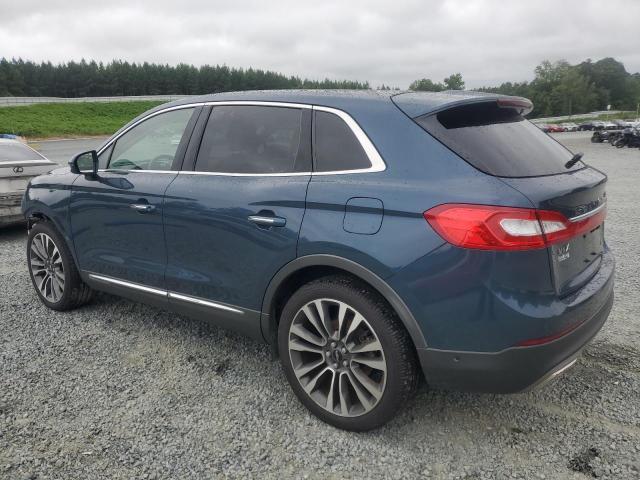 2LMPJ8LR9GBL31656 - 2016 LINCOLN MKX RESERVE Синій фото 2