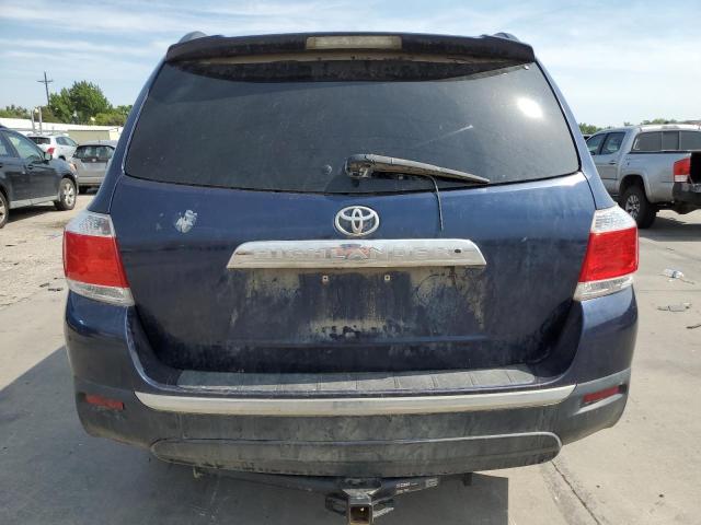 5TDBK3EH0CS143342 - 2012 TOYOTA HIGHLANDER BASE Niebieski zdjęcie 6