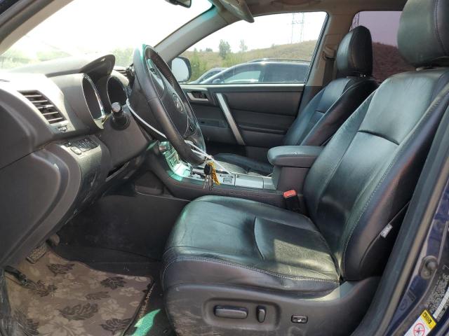5TDBK3EH0CS143342 - 2012 TOYOTA HIGHLANDER BASE Niebieski zdjęcie 7