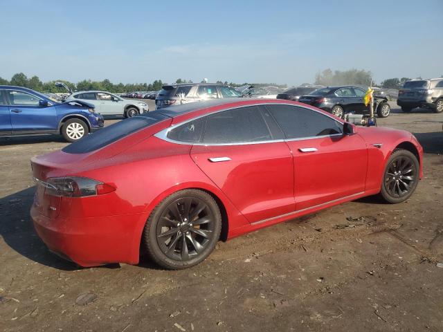 5YJSA1E22HF193187 - 2017 TESLA MODEL S RED photo 3