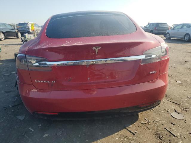 5YJSA1E22HF193187 - 2017 TESLA MODEL S RED photo 6