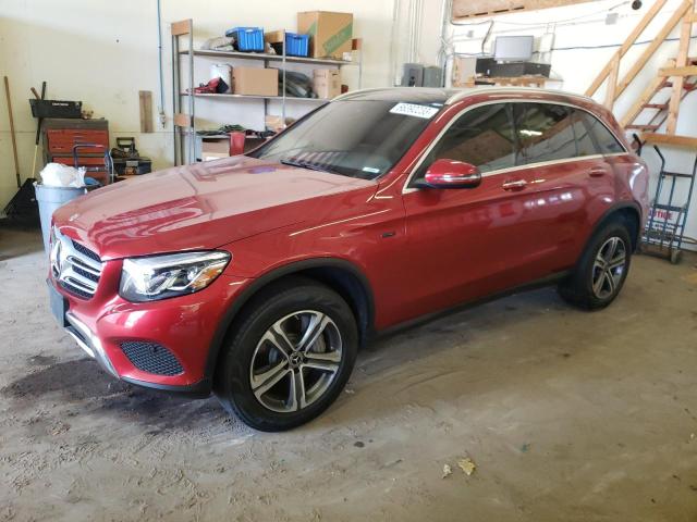 WDC0G5EB5KF558293 - 2019 MERCEDES-BENZ GLC 350E RED photo 1