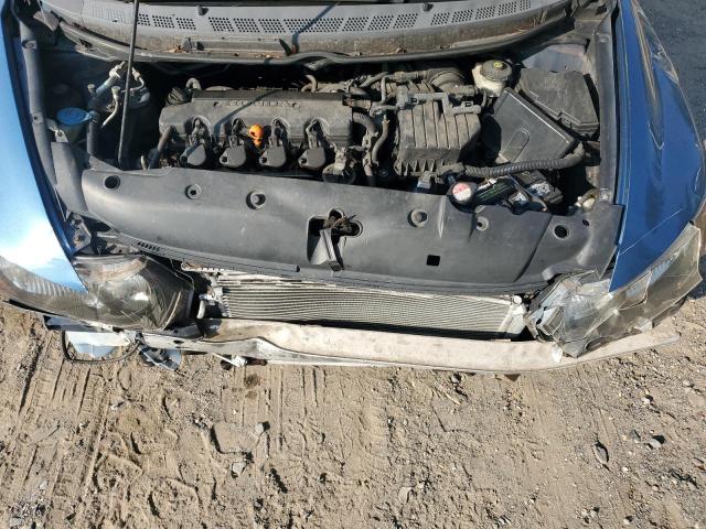 2HGFG12807H545234 - 2007 HONDA CIVIC EX BLUE photo 11