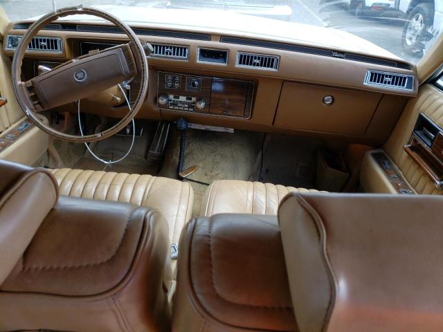 6S69R7Q456198 - 1977 CADILLAC 4D BEIGE photo 8