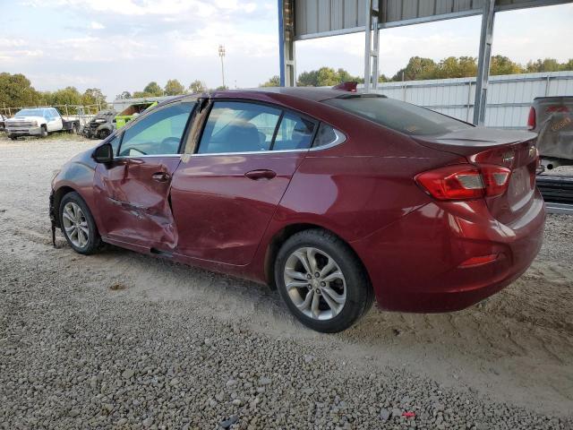 1G1BE5SM2K7125902 - 2019 CHEVROLET CRUZE LT 勃艮第红 照片 2