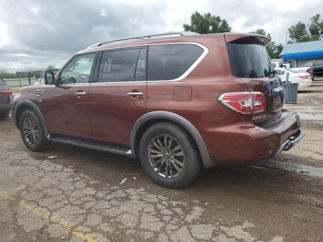 JN8AY2NE4J9733800 - 2018 NISSAN ARMADA PLATINUM بني صورة 2