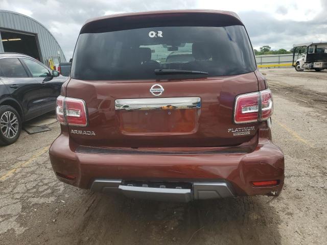 JN8AY2NE4J9733800 - 2018 NISSAN ARMADA PLATINUM بني صورة 6