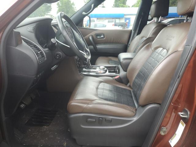 JN8AY2NE4J9733800 - 2018 NISSAN ARMADA PLATINUM بني صورة 7