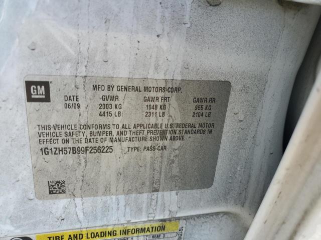 1G1ZH57B99F256225 - 2009 CHEVROLET MALIBU 1LT 白色 照片 12