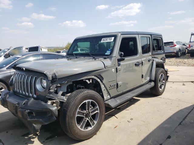 1C4HJXEG9PW602952 - 2023 JEEP WRANGLER SAHARA SILVER photo 1