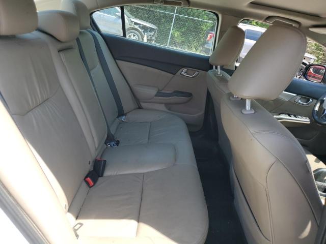 19XFB2F95DE077384 - 2013 HONDA CIVIC EXL WHITE photo 10