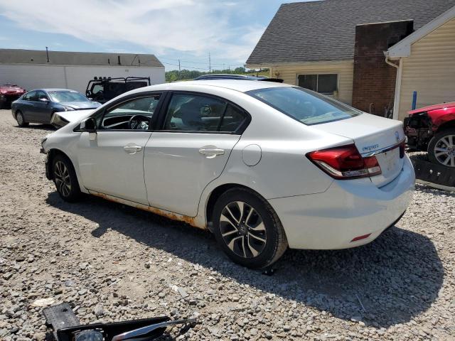 19XFB2F95DE077384 - 2013 HONDA CIVIC EXL WHITE photo 2