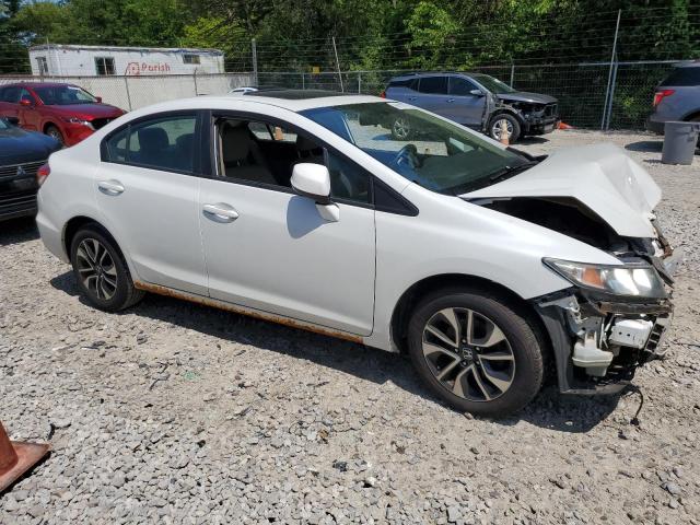 19XFB2F95DE077384 - 2013 HONDA CIVIC EXL WHITE photo 4