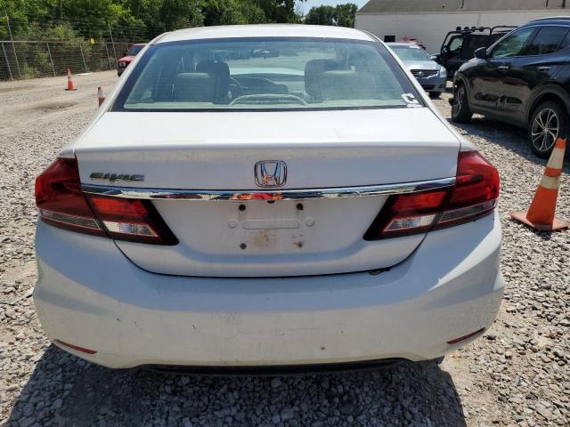 19XFB2F95DE077384 - 2013 HONDA CIVIC EXL WHITE photo 6
