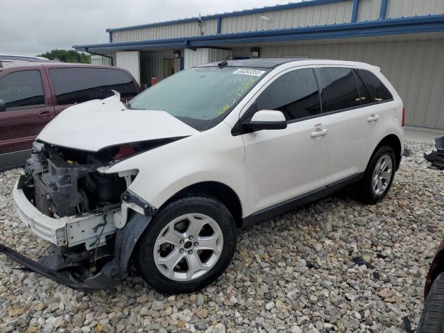 2FMDK4JC2DBA83961 - 2013 FORD EDGE SEL WHITE photo 1