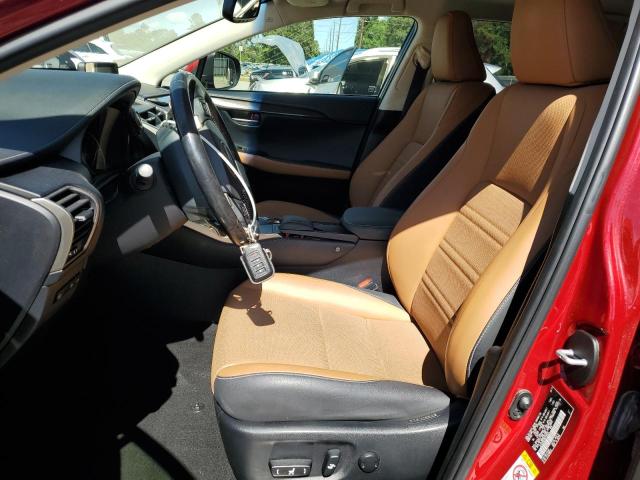 JTJYARBZ3K2153475 - 2019 LEXUS NX 300 BASE წითელი ფოტო 7