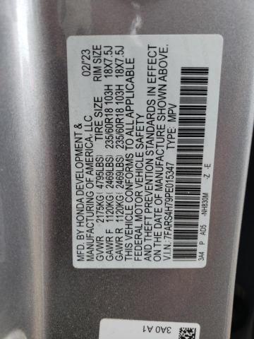 7FARS4H79PE015347 - 2023 HONDA CR-V EXL SILVER photo 12