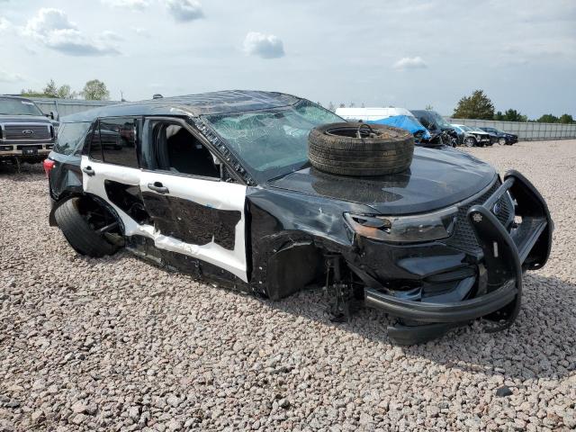 1FM5K8AB4MGC43950 - 2021 FORD EXPLORER POLICE INTERCEPTOR İki rəngli foto 4