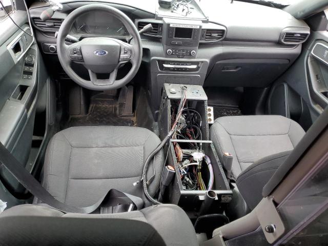 1FM5K8AB4MGC43950 - 2021 FORD EXPLORER POLICE INTERCEPTOR İki rəngli foto 8