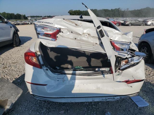 1HGCV3F23NA005768 - 2022 HONDA ACCORD HYBRID SPORT WHITE photo 6