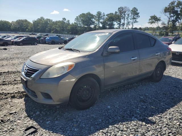 3N1CN7AP3CL817654 - 2012 NISSAN VERSA S GRAY photo 1