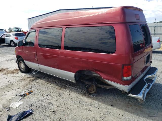 1FMRE11L3YHB75889 - 2000 FORD ECONOLINE E150 WAGON RED photo 2