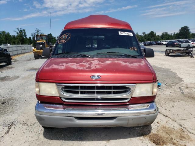 1FMRE11L3YHB75889 - 2000 FORD ECONOLINE E150 WAGON RED photo 5