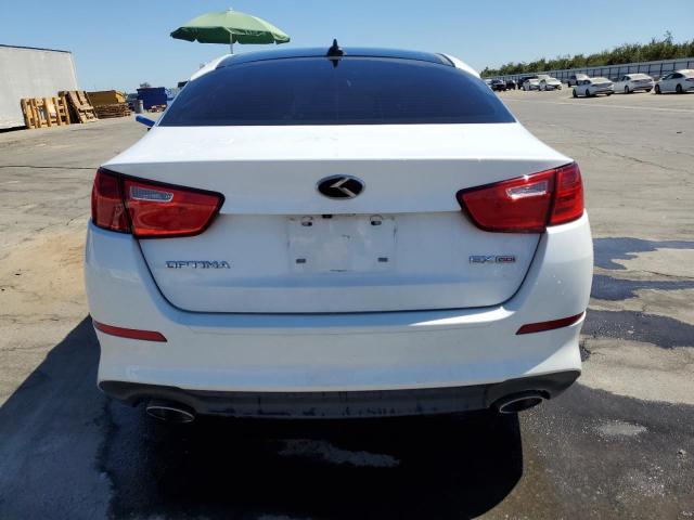 5XXGN4A78FG364189 - 2015 KIA OPTIMA EX WHITE photo 6