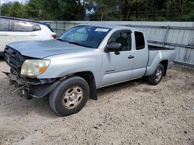 5TETX22N47Z335964 - 2007 TOYOTA TACOMA ACCESS CAB ვერცხლისფერი ფოტო 1