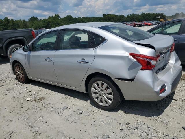 3N1AB7AP3KY227407 - 2019 NISSAN SENTRA S SILVER photo 2