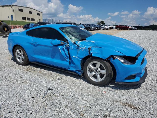 1FA6P8AM4H5335448 - 2017 FORD MUSTANG BLUE photo 4