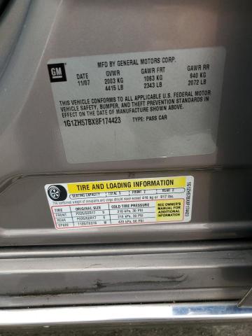 1G1ZH57BX8F174423 - 2008 CHEVROLET MALIBU 1LT Qızıl foto 12