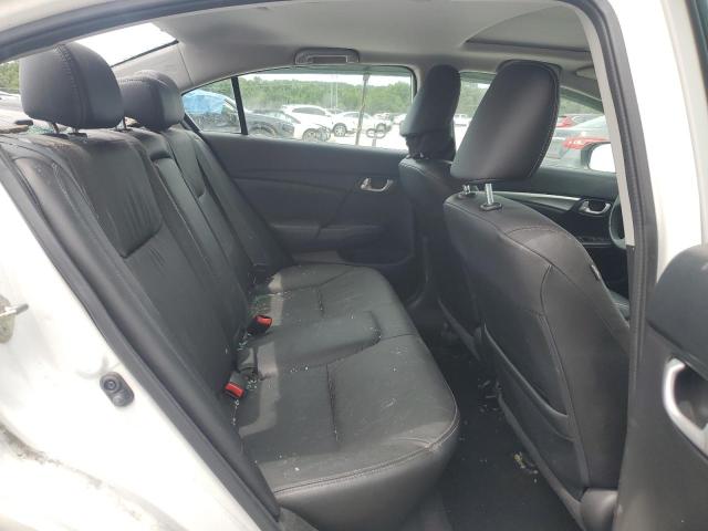 19XFB2F97EE263798 - 2014 HONDA CIVIC EXL თეთრი ფოტო 10