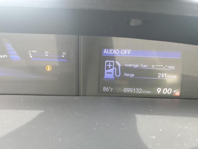 19XFB2F97EE263798 - 2014 HONDA CIVIC EXL თეთრი ფოტო 9